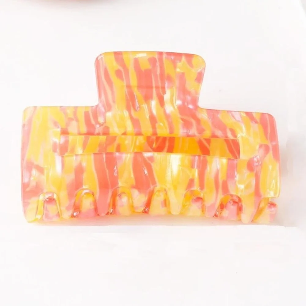 Orange and Pink Hair Clip NWT